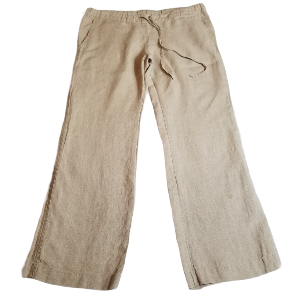 allen allen 100% Linen Pants Women's